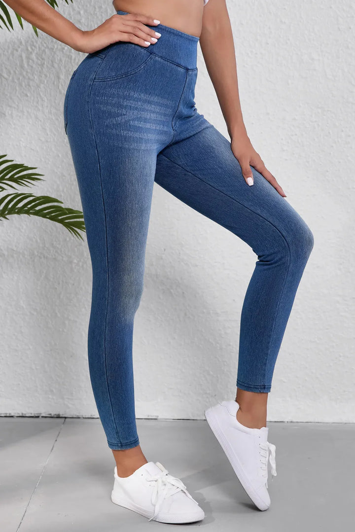 Bouncing Doodle High Waist Skinny Jeans