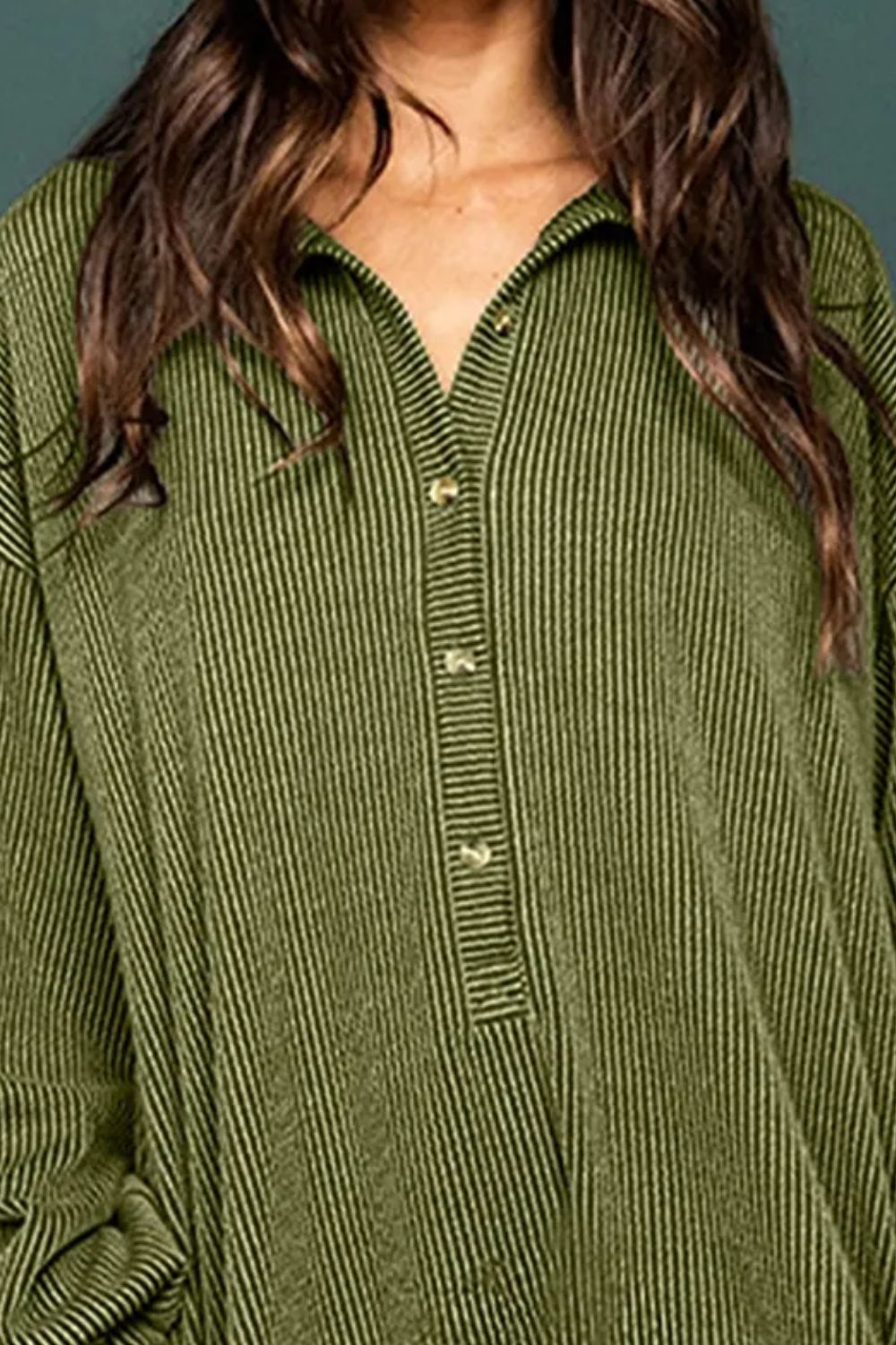 The Bouncing Doodle Half Button Collared Neck Long Sleeve Dress/Tunic