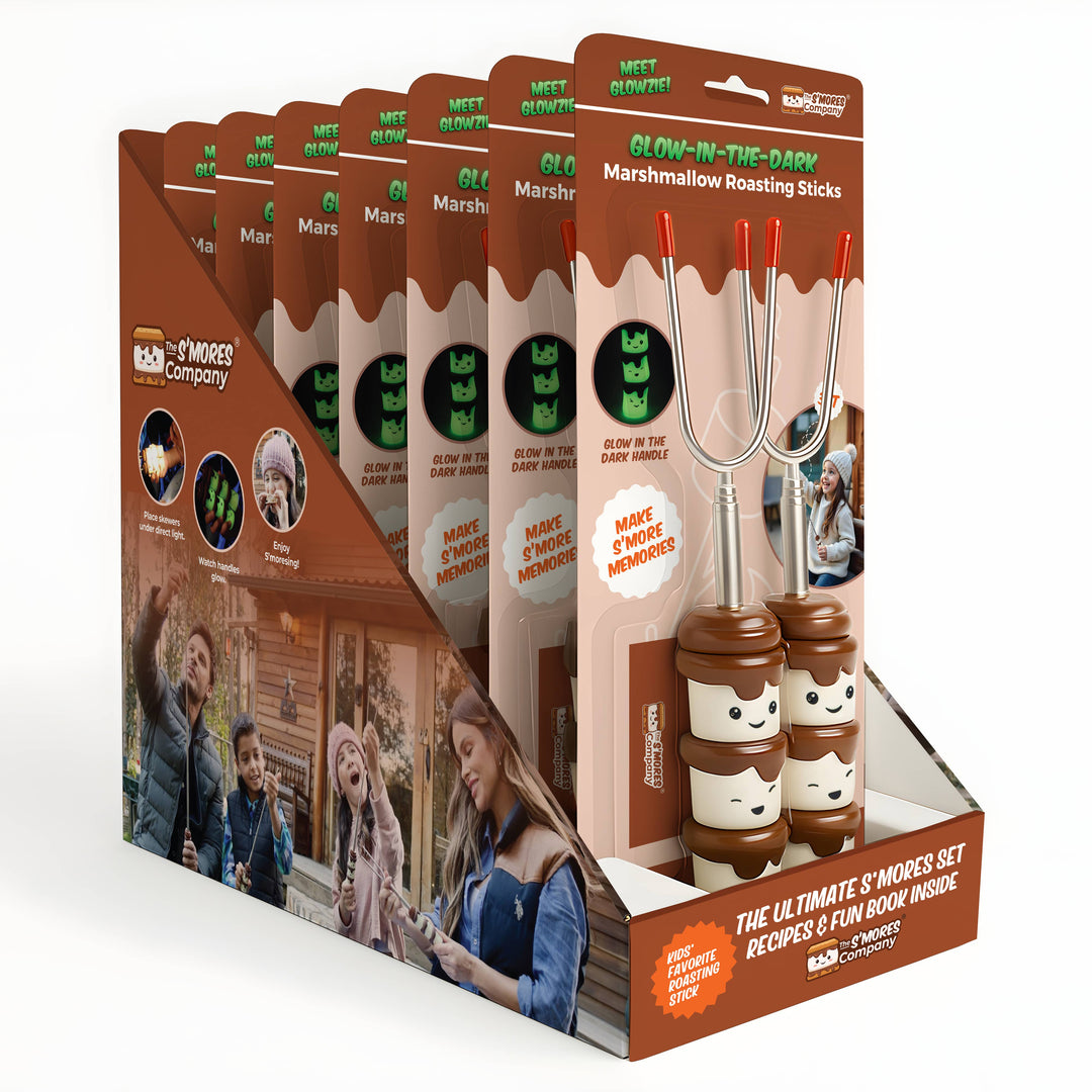 S'mores Marshmallow Roasting Sticks - Glow in the Dark - PDQ