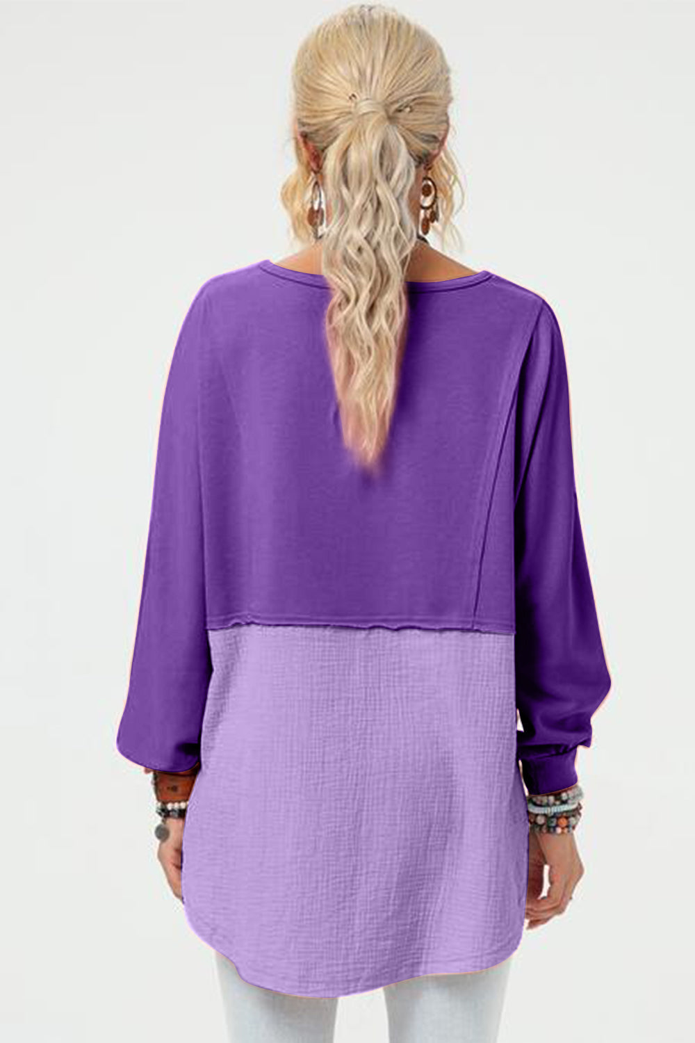 The Bouncing Doodle Long Sleeve High-Low Shirt