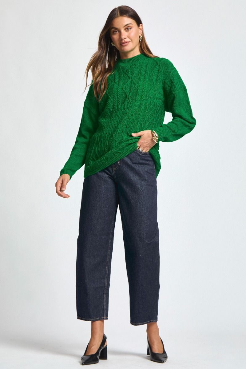 Dear Scarlett- Green with Envy Sweater