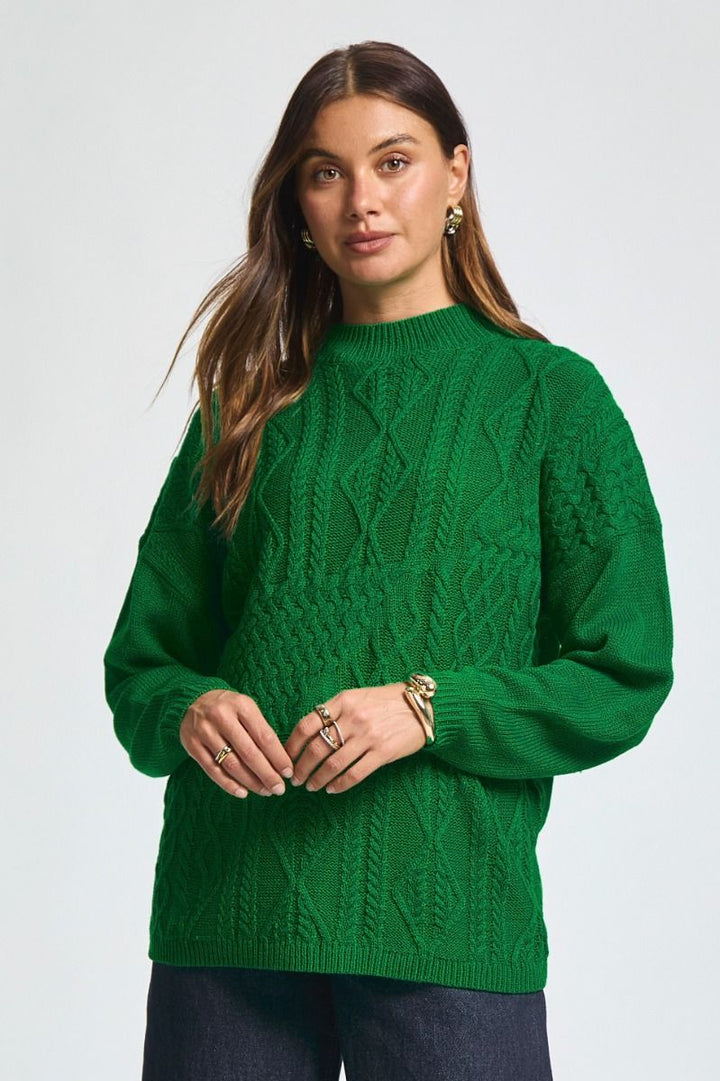 Dear Scarlett- Green with Envy Sweater