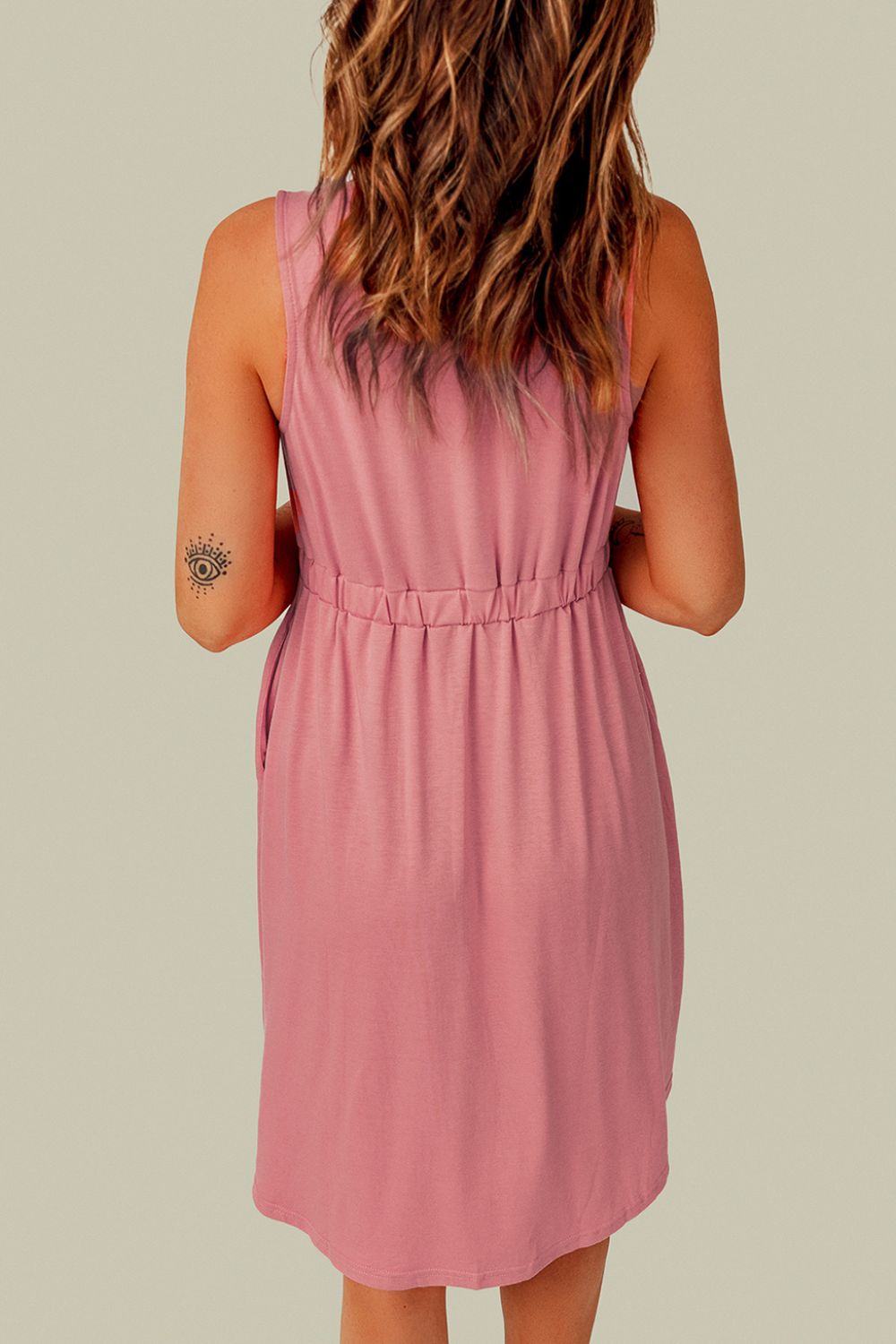 Sleeveless Button Down Magic Dress
