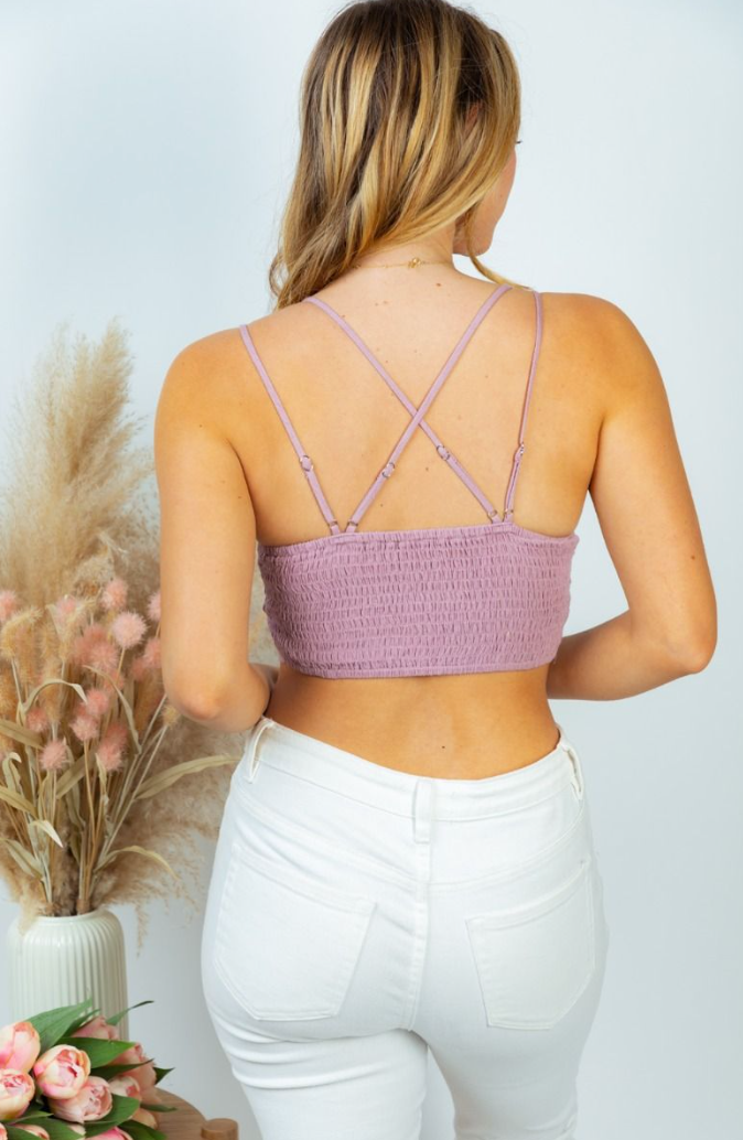 White Birch Bralette (Mauve)