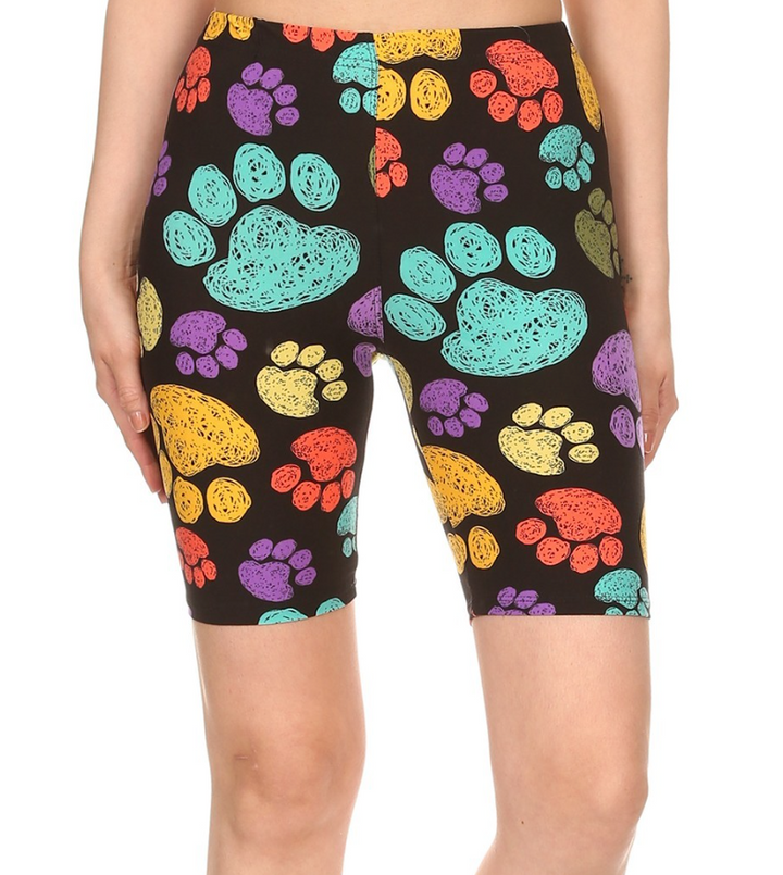 Butter Soft Paw Bike Shorts