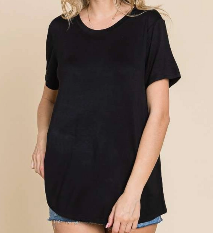 Culture Code - Relaxed Fit Crew Neck Short Sleeve Top