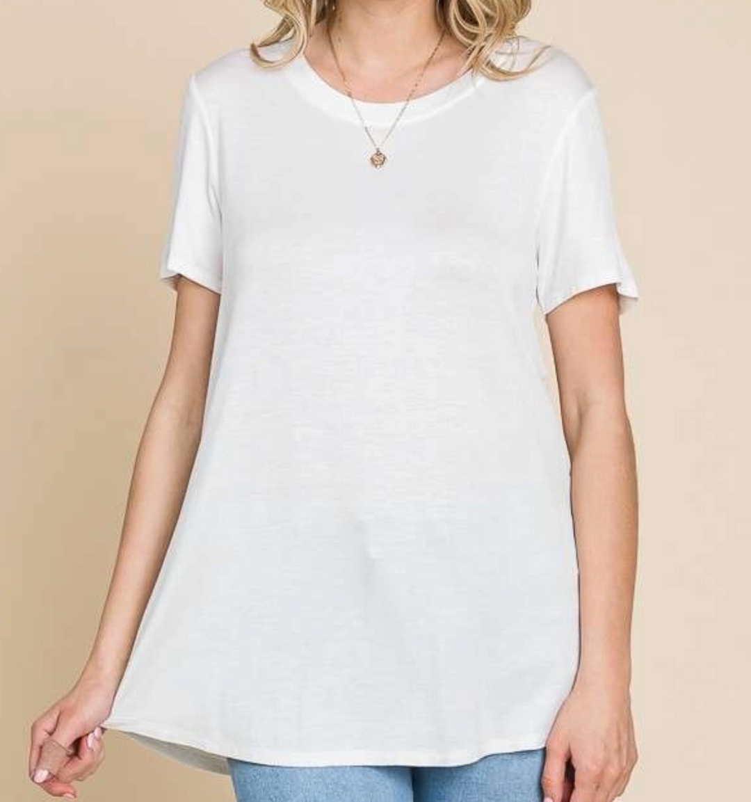 Culture Code - Relaxed Fit Crew Neck Short Sleeve Top
